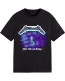 Metallica Unisex-Adult Standard Ride The Lightning T-Shirt Cotton Soft Crew Neck Short Sleeve Shirt for Band Music Fans