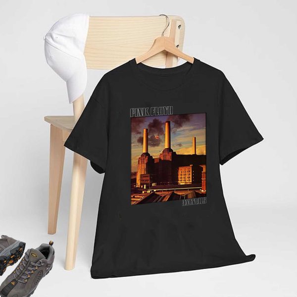 Men's Pink Floyd Band SPINK FLOYD FADED ANIMALS T-Shirt T-Shirt Vintage Rock Graphic Tee Cotton Rock Fan pop Rock Music World Tour Black Unisex T-Shirt - Image 5
