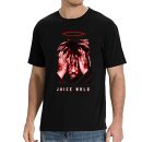 Men's Women's Unisex Juice WRLD Vintage Crewneck Rapper T-Shirt Novelty Graphic Tee Tops T-Shirt Album Rock Music T Shirt Black