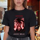 Men's Women's Unisex Juice WRLD Vintage Crewneck Rapper T-Shirt Novelty Graphic Tee Tops T-Shirt Album Rock Music T Shirt Black