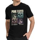 Men's Pink Floyd Band Live at Pompeii Memento Mori T-Shirt Vintage Rock Graphic Tee Cotton Rock Fan pop Rock Music World Tour Black Unisex T-Shirt