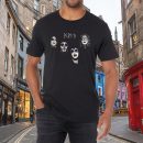 Men's KISS 1974 KISS Tee Vintage Rock Graphic Tee 80s Music Shirt Cotton Rock Fan pop Rock Music World Tour Black T-Shirt