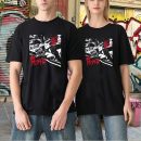 Men's The Misfits Band Green Skull Logo Misfit Vintage Rock Graphic Tee 80s Music Shirt Graphic Fashion Crewneck T-Shirt Cotton Rock Fan pop Rock Music World Tour Black T-Shirt