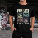 Men's Pink Floyd Band Live at Pompeii Memento Mori T-Shirt Vintage Rock Graphic Tee Cotton Rock Fan pop Rock Music World Tour Black Unisex T-Shirt