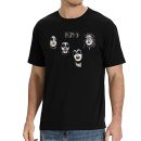 Men's KISS 1974 KISS Tee Vintage Rock Graphic Tee 80s Music Shirt Cotton Rock Fan pop Rock Music World Tour Black T-Shirt