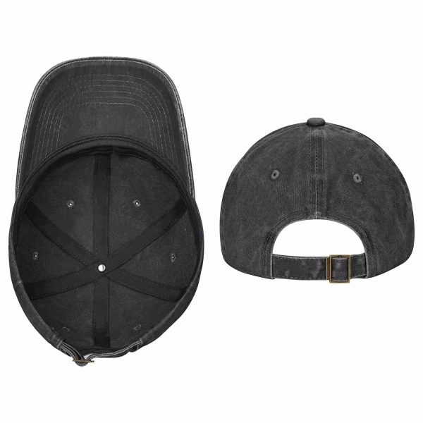 Men’s KISS Rock Music Bnad Vintage Washed Cotton Baseball Cap - Image 8