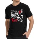 Men's The Misfits Band Green Skull Logo Misfit Vintage Rock Graphic Tee 80s Music Shirt Graphic Fashion Crewneck T-Shirt Cotton Rock Fan pop Rock Music World Tour Black T-Shirt