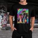Men's Women's Unisex Juice WRLD Vintage Crewneck Rapper T-Shirt Novelty Graphic Tee Tops T-Shirt Album Rock Music T Shirt Black