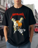 Metallica Men's Standard Damage Inc Tour T-Shirt Tee Cotton Soft Crew Neck Short Sleeve Shirt for Band Music Fans