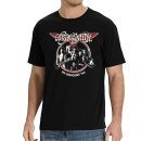 Men's KISS End Of The Road Tour Chrome T-Shirt Vintage Rock Graphic Tee 80s Music Shirt Cotton Rock Fan pop Rock Music World Tour Black T-Shirt