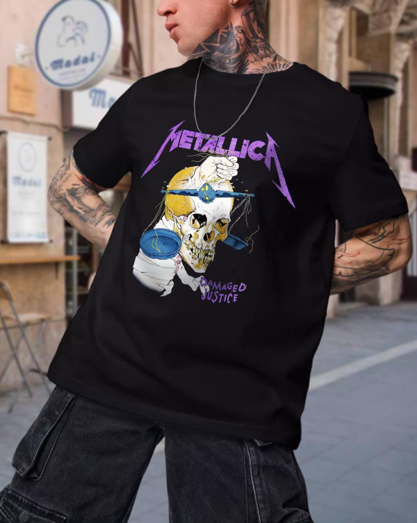 Metallica Harvester of Sorrow T-shirt Cotton Soft Crew Neck Short Sleeve Shirt for Band Music Fans - Image 6