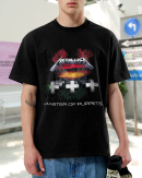 Metallica Men's Standard Master of Puppets T-Shirt Cotton Soft Crew Neck Short Sleeve Shirt for Band Music Fans