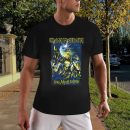 Men's Iron Maiden Band Live After Death T-Shirt Vintage Rock Graphic Tee Cotton Rock Fan pop Rock Music World Tour Black Unisex T-Shirt