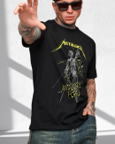 Metallica and Justice for All (Tracks) T Shirt Cotton Soft Crew Neck Short Sleeve Shirt for Band Music Fans