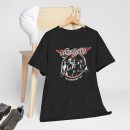 Men's KISS End Of The Road Tour Chrome T-Shirt Vintage Rock Graphic Tee 80s Music Shirt Cotton Rock Fan pop Rock Music World Tour Black T-Shirt