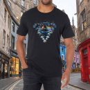 Men's Pink Floyd Band Space Window Short Sleeve T-Shirt T-Shirt Vintage Rock Graphic Tee Cotton Rock Fan pop Rock Music World Tour Black Unisex T-Shirt