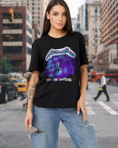Metallica Unisex-Adult Standard Ride The Lightning T-Shirt Cotton Soft Crew Neck Short Sleeve Shirt for Band Music Fans