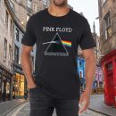 Men's Pink Floyd Band The Dark Side Of The Moon T-Shirt Album Rock Music T Shirt Black Collection World Tour Black Unisex T-Shirt