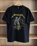 Metallica and Justice for All (Tracks) T Shirt Cotton Soft Crew Neck Short Sleeve Shirt for Band Music Fans