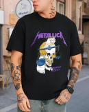 Metallica Harvester of Sorrow T-shirt Cotton Soft Crew Neck Short Sleeve Shirt for Band Music Fans