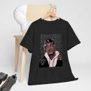 Men's Women's Unisex Juice WRLD Vintage Crewneck Rapper T-Shirt Novelty Graphic Tee Tops T-Shirt Album Rock Music T Shirt Black