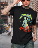 Metallica Toddler Boys and Justice for All T-Shirt Cotton Soft Crew Neck Short Sleeve Shirt for Band Music Fans