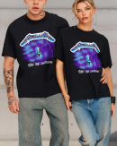 Metallica Unisex-Adult Standard Ride The Lightning T-Shirt Cotton Soft Crew Neck Short Sleeve Shirt for Band Music Fans