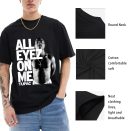 Men Tupac All Eyez On Me T-Shirt Handmade T-Shirts Fashion Logo Tee Cotton Women Soft Shirts Crew Neck Short Sleeve Shirt Hip Hop Tee Top