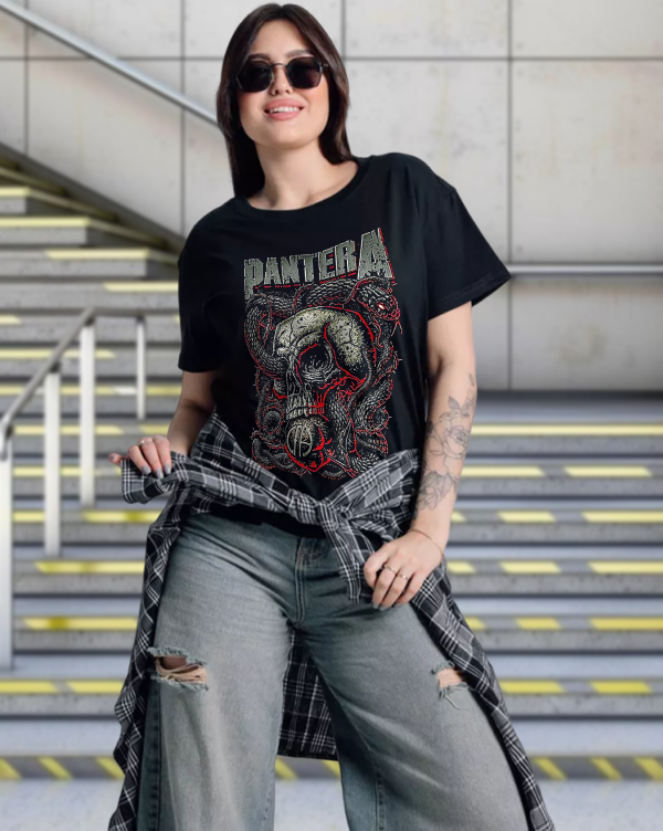 PANTERA Venomous Official T-Shirt Cotton Soft Crew Neck Short Sleeve Shirt for Band Music Fans - Image 6