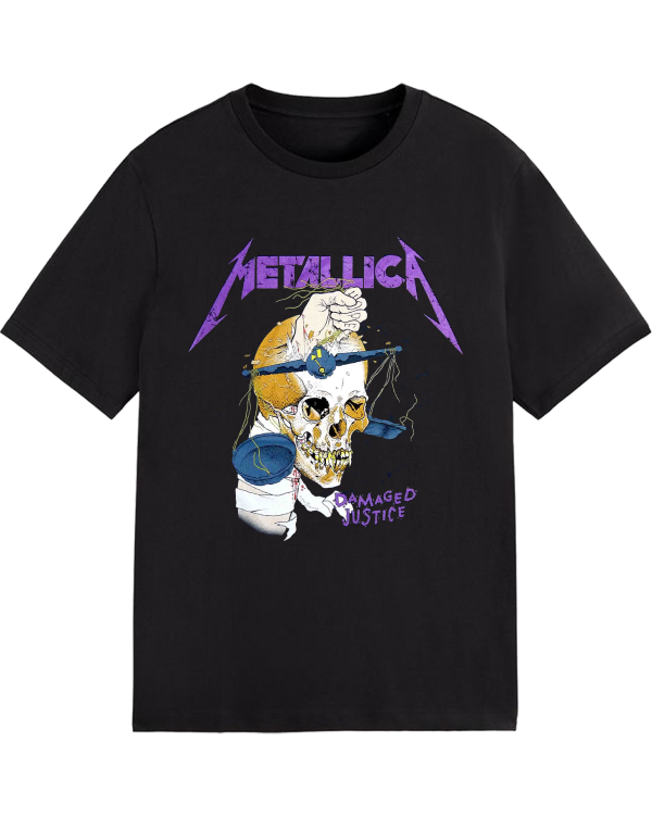 Metallica Harvester of Sorrow T-shirt Cotton Soft Crew Neck Short Sleeve Shirt for Band Music Fans - Image 2