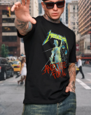 Metallica Toddler Boys and Justice for All T-Shirt Cotton Soft Crew Neck Short Sleeve Shirt for Band Music Fans