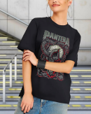 PANTERA Venomous Official T-Shirt Cotton Soft Crew Neck Short Sleeve Shirt for Band Music Fans