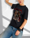 Metallica Unforgiven Adult Black T Shirt Cotton Soft Crew Neck Short Sleeve Shirt for Band Music Fans