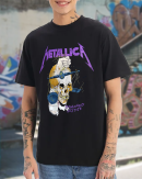 Metallica Harvester of Sorrow T-shirt Cotton Soft Crew Neck Short Sleeve Shirt for Band Music Fans