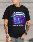 Metallica Unisex-Adult Standard Ride The Lightning T-Shirt Cotton Soft Crew Neck Short Sleeve Shirt for Band Music Fans