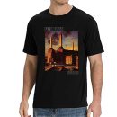 Men's Pink Floyd Band SPINK FLOYD FADED ANIMALS T-Shirt T-Shirt Vintage Rock Graphic Tee Cotton Rock Fan pop Rock Music World Tour Black Unisex T-Shirt
