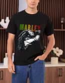 Men’s Bob Marley Band Shirts Handmade T-Shirts Fashion Logo Tee Cotton Women Soft Shirts Crew Neck Short Sleeve Shirt Hip Hop Tee