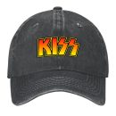 Men’s KISS Rock Music Bnad Vintage Washed Cotton Baseball Cap