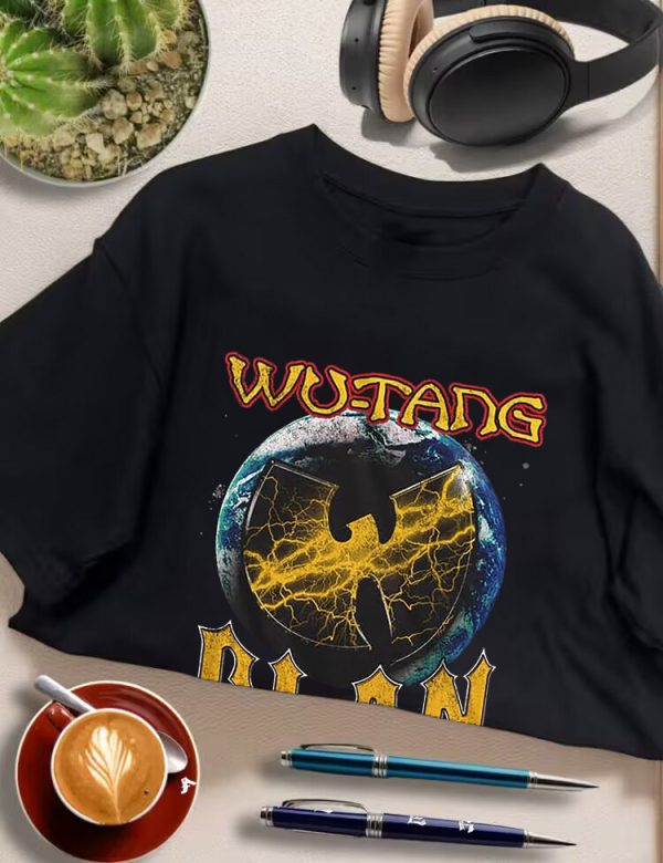 Men’s Wu-Tang Clan Rock T-Shirt Handmade Shirt Fashion Graphic Cotton Women Soft T-Shirts Crew Neck Short Sleeve Shirt Hip Hop Tee Tops - Image 5