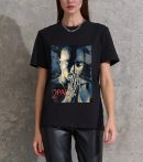 Men Tupac Grunge Praying T-Shirt Handmade T-Shirts Fashion Logo Tee Cotton Women Soft Shirts Crew Neck Short Sleeve Shirt Hip Hop Tee Top