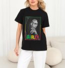 Men’s Bob Marley Band T-Shirt Handmade T-Shirt Fashion Logo Tee Cotton Women Soft Shirts Crew Neck Short Sleeve Shirt Hip Hop Tee Tops