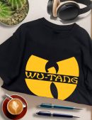 Men’s Wu-Tang Clan 1993 Band Shirt Handmade T-Shirt Fashion Logo Tee Cotton Women Soft Shirts Crew Neck Short Sleeve Shirt Hip Hop Tee Tops