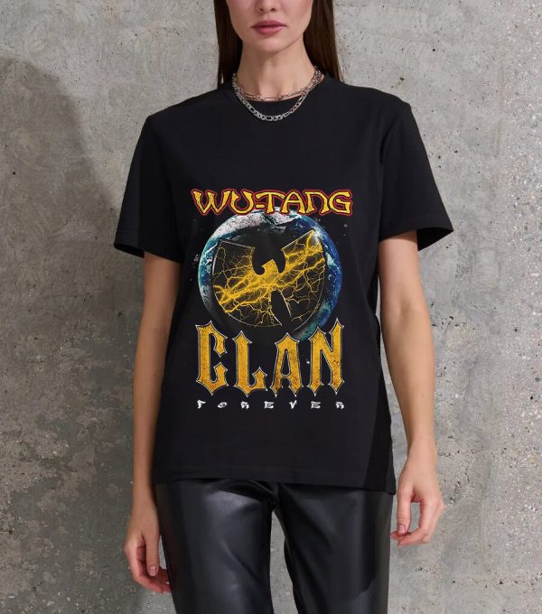 Men’s Wu-Tang Clan Rock T-Shirt Handmade Shirt Fashion Graphic Cotton Women Soft T-Shirts Crew Neck Short Sleeve Shirt Hip Hop Tee Tops - Image 2