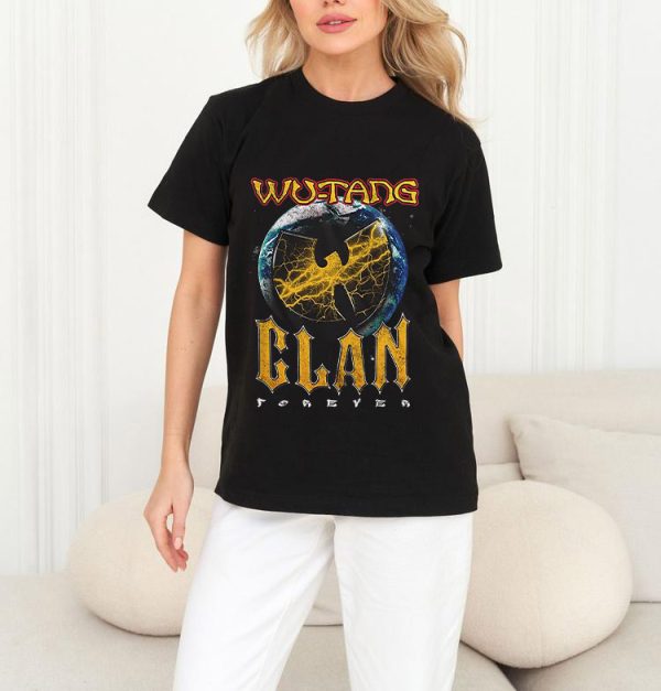 Men’s Wu-Tang Clan Rock T-Shirt Handmade Shirt Fashion Graphic Cotton Women Soft T-Shirts Crew Neck Short Sleeve Shirt Hip Hop Tee Tops - Image 4