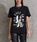 Men Tupac Me Against the World T-Shirt Handmade T-Shirts Fashion Logo Tee Cotton Women Soft Shirts Crew Neck Short Sleeve Shirt Hip Hop Tee Top