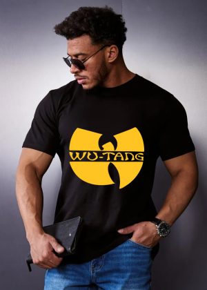 Men’s Wu-Tang Clan 1993 Band Shirt Handmade T-Shirt Fashion Logo Tee Cotton Women Soft Shirts Crew Neck Short Sleeve Shirt Hip Hop Tee Tops