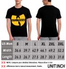 Men’s Wu-Tang Clan 1993 Band Shirt Handmade T-Shirt Fashion Logo Tee Cotton Women Soft Shirts Crew Neck Short Sleeve Shirt Hip Hop Tee Tops
