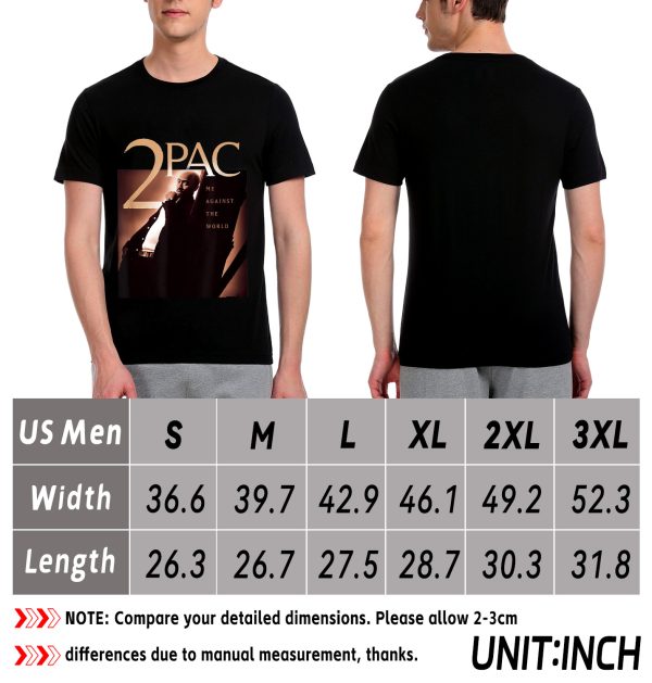 Men Tupac SHAKUR Me Against The World T-Shirt Handmade T-Shirts Fashion Logo Tee Cotton Women Soft Shirts Crew Neck Short Sleeve Shirt Hip Hop Tee Top - Image 9