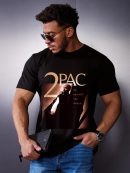 Men Tupac SHAKUR Me Against The World T-Shirt Handmade T-Shirts Fashion Logo Tee Cotton Women Soft Shirts Crew Neck Short Sleeve Shirt Hip Hop Tee Top