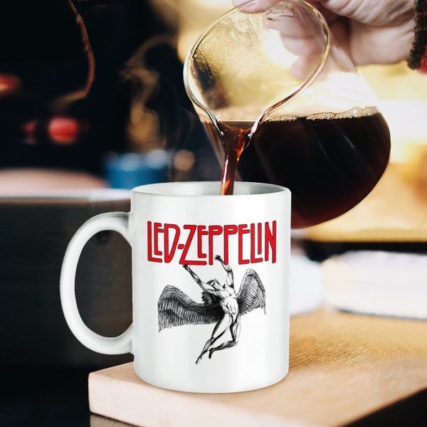 Led Zeppelin Ceramics Cup Music Band Mug Merch for Fans - Image 2